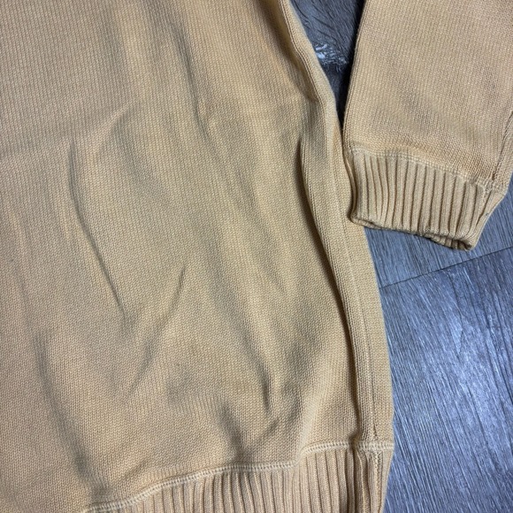 Eddie Bauer Men's XXL Heavy Knit Cotton Crew Neck Chamois Y2K Sweater New - Picture 9 of 9